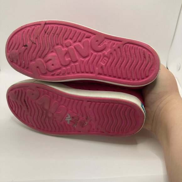 Native pink waterproof outdoor washable jefferson style shoe J1 - Picture 7 of 8